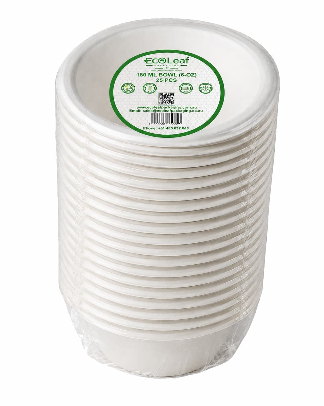 180ml Compostable Sugarcane Bowl